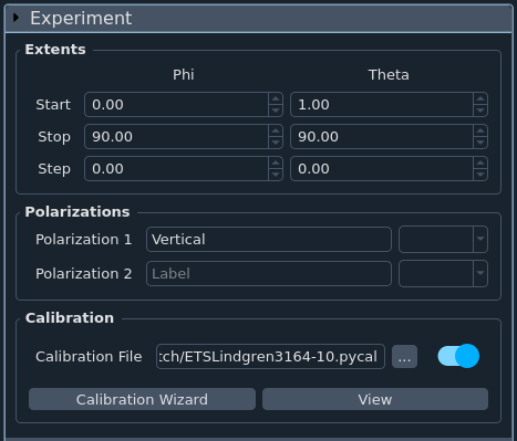 Experiment Controls